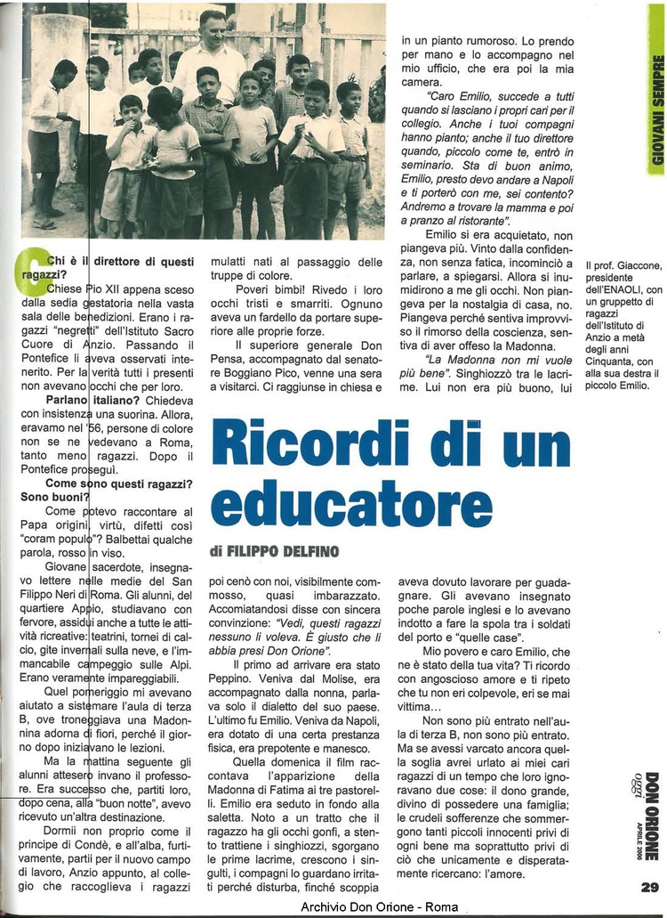 Don Orione oggi, 2000, 04, pagina 29