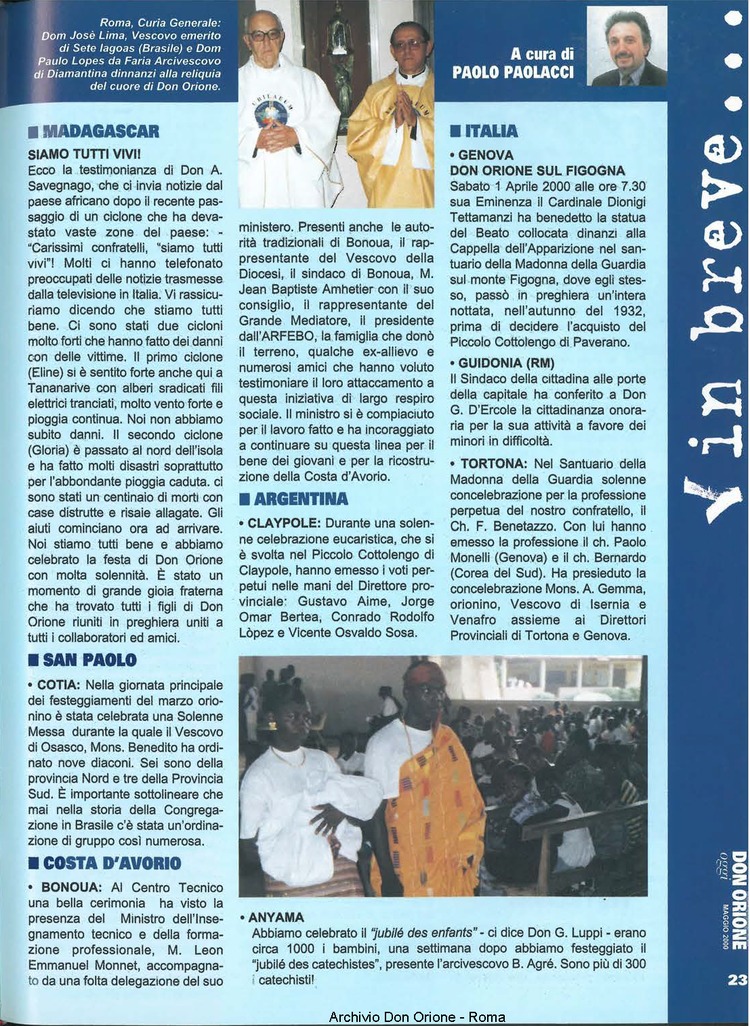 Don Orione oggi, 2000, 05, pagina 23
