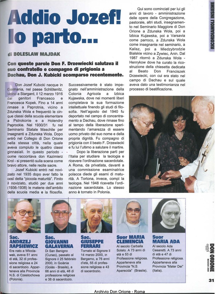 Don Orione oggi, 2000, 05, pagina 31