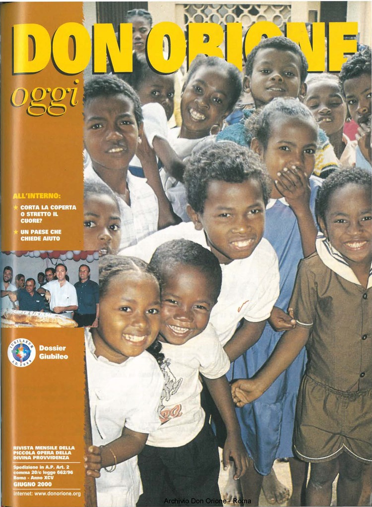 Don Orione oggi, 2000, 06, pagina 1