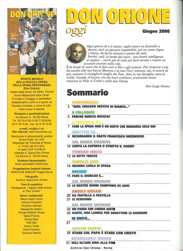 Don Orione oggi, 2000, 06, pagina 2