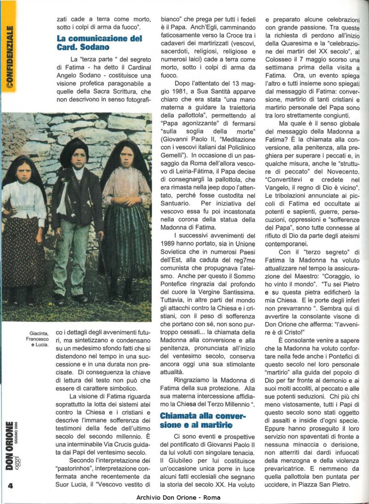 Don Orione oggi, 2000, 06, pagina 4