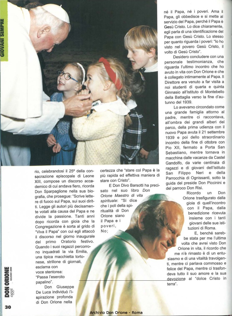Don Orione oggi, 2000, 06, pagina 30
