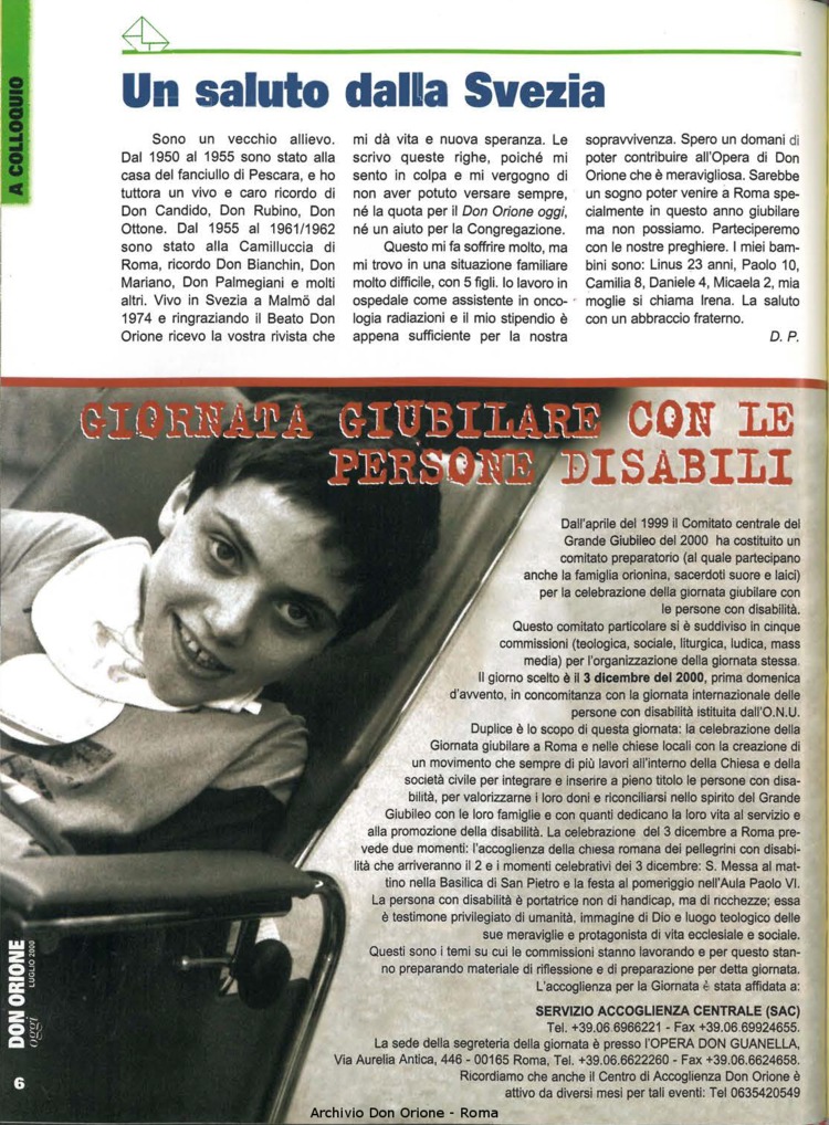 Don Orione oggi, 2000, 07, pagina 6
