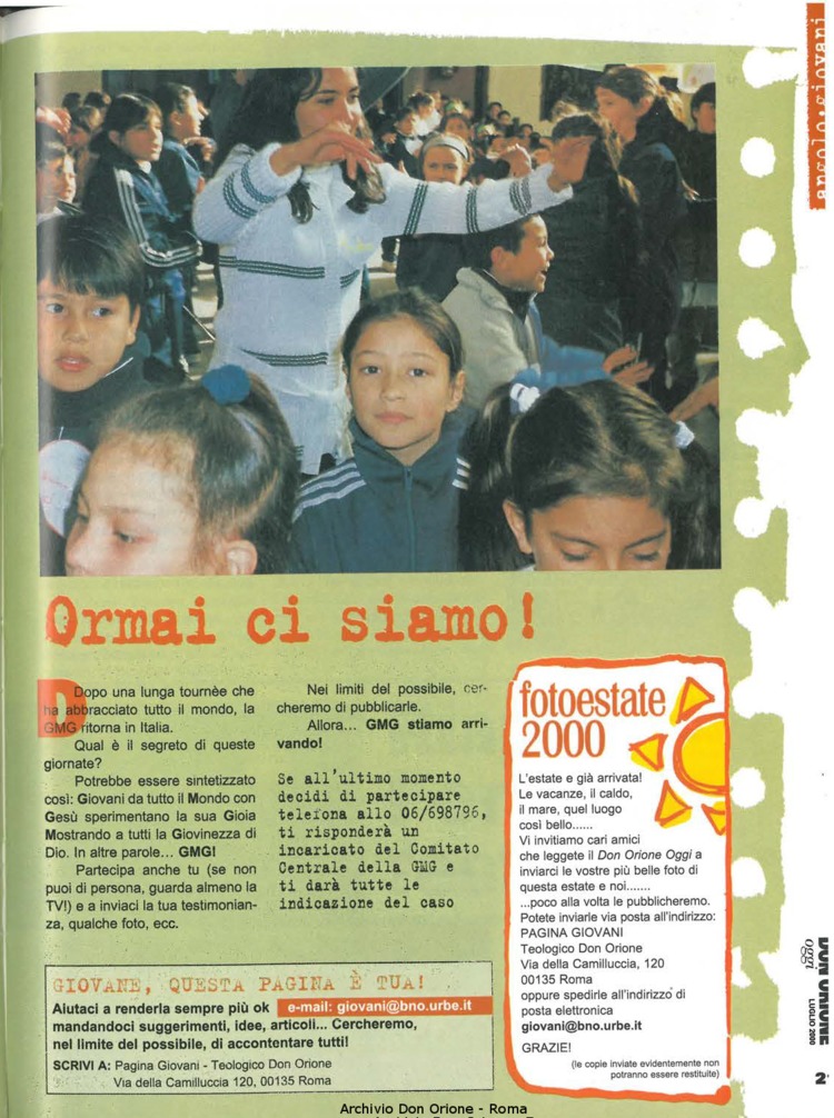 Don Orione oggi, 2000, 07, pagina 21