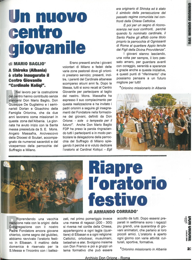 Don Orione oggi, 2000, 07, pagina 23