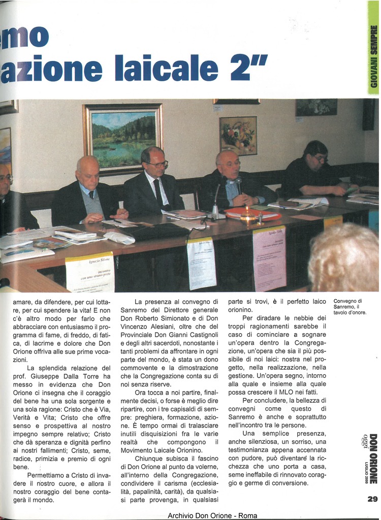Don Orione oggi, 2000, 07, pagina 29