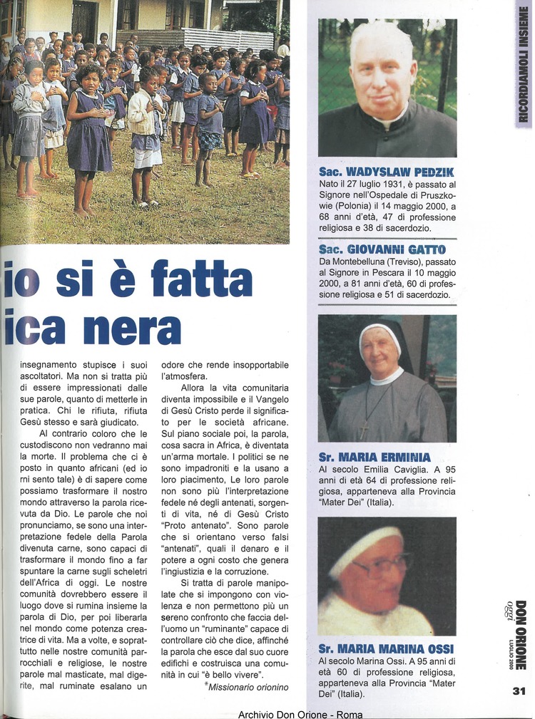 Don Orione oggi, 2000, 07, pagina 31