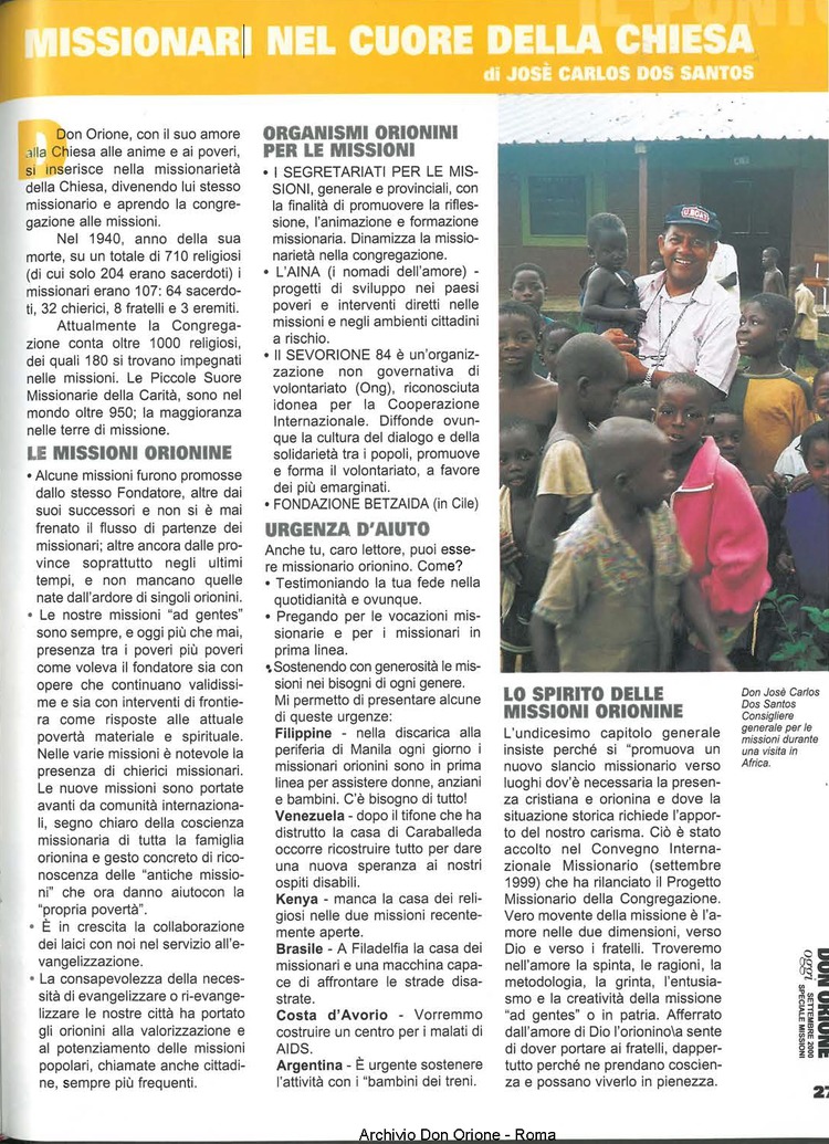 Don Orione oggi, 2000, 08, pagina 27