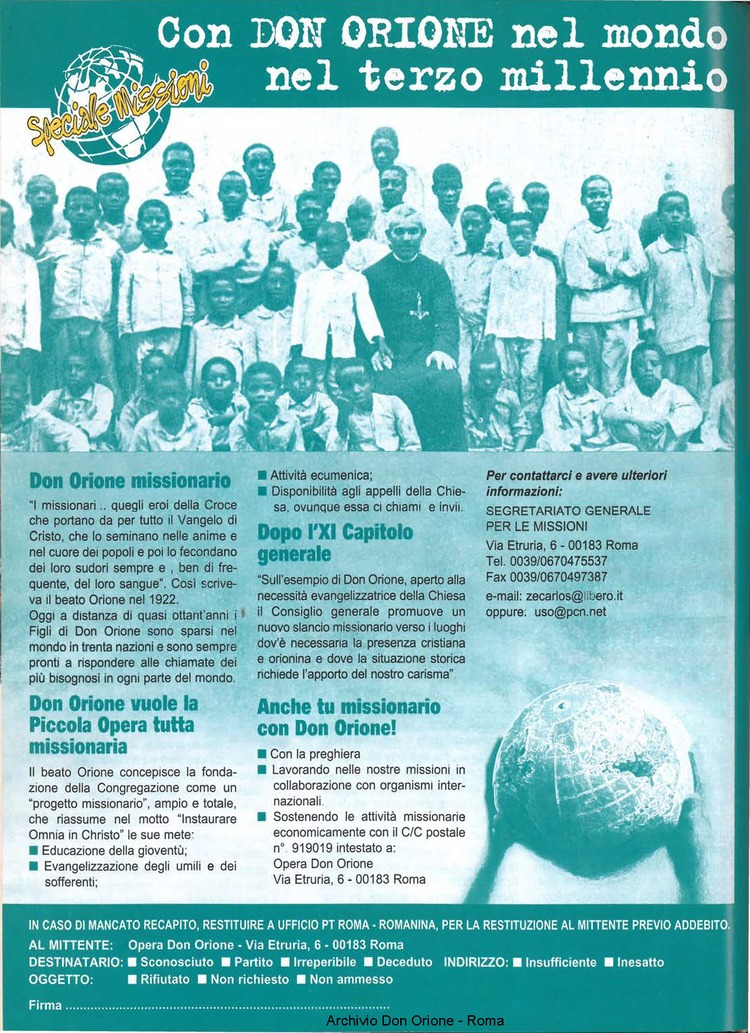 Don Orione oggi, 2000, 08, pagina 32