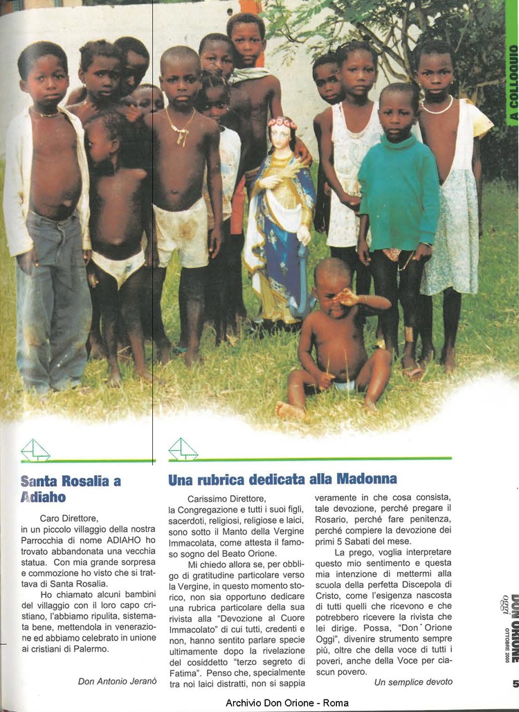 Don Orione oggi, 2000, 09, pagina 5