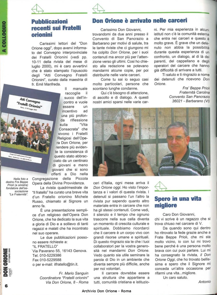 Don Orione oggi, 2000, 09, pagina 6