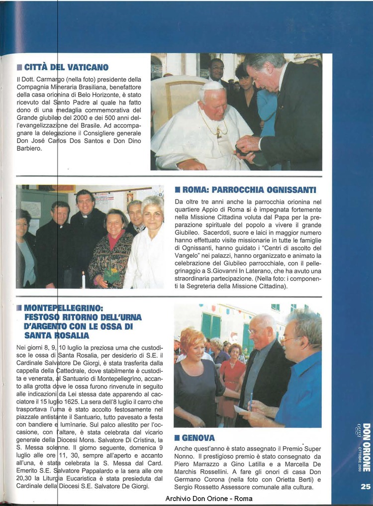 Don Orione oggi, 2000, 09, pagina 25