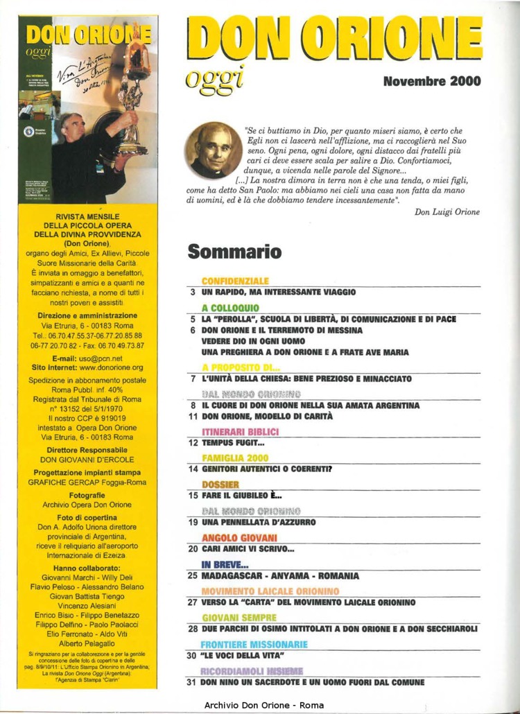 Don Orione oggi, 2000, 10, pagina 2