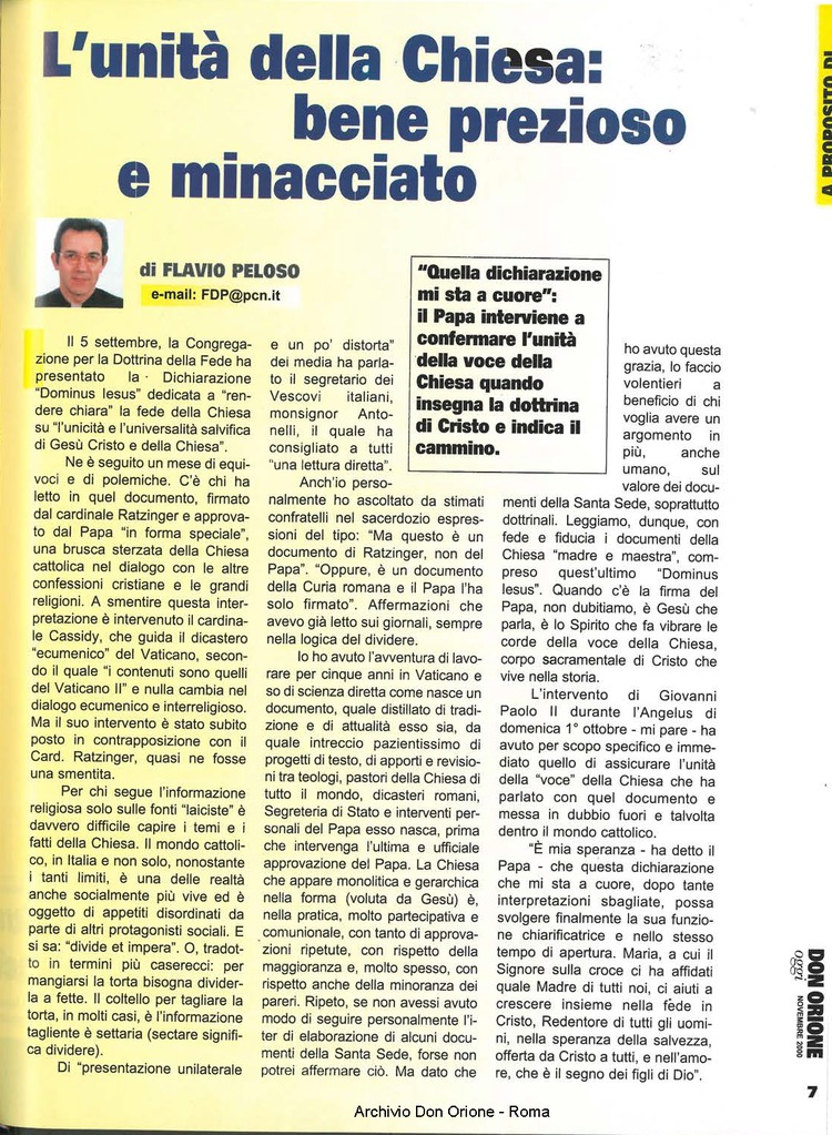 Don Orione oggi, 2000, 10, pagina 7