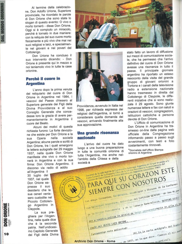 Don Orione oggi, 2000, 10, pagina 10