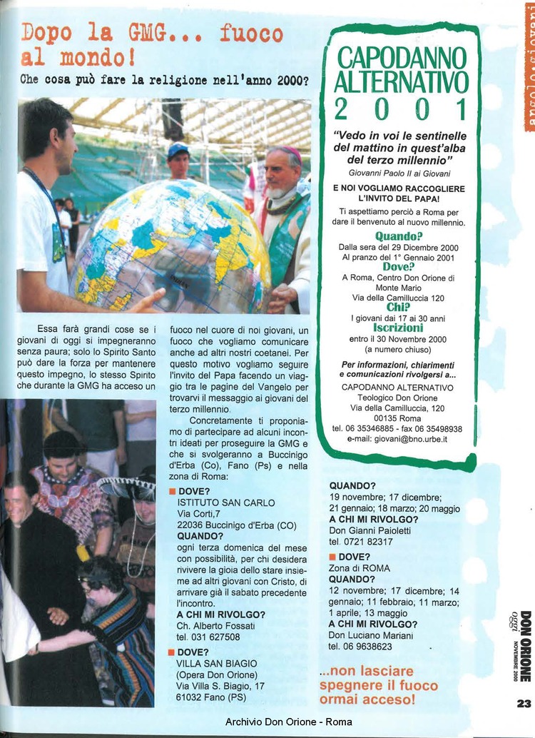 Don Orione oggi, 2000, 10, pagina 23