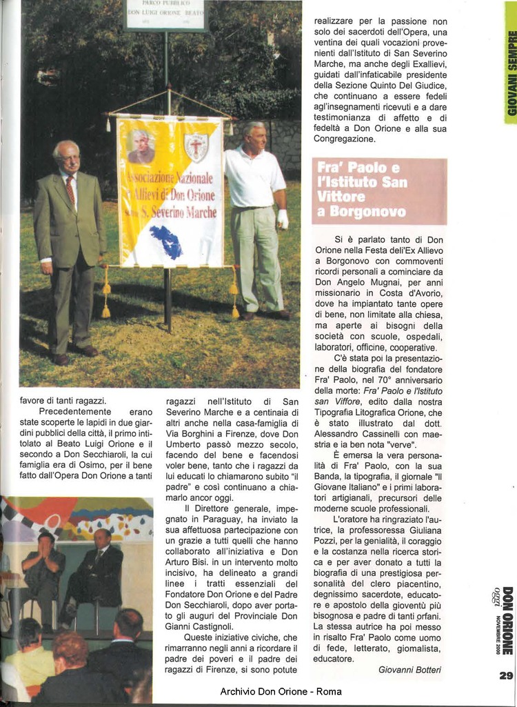 Don Orione oggi, 2000, 10, pagina 29
