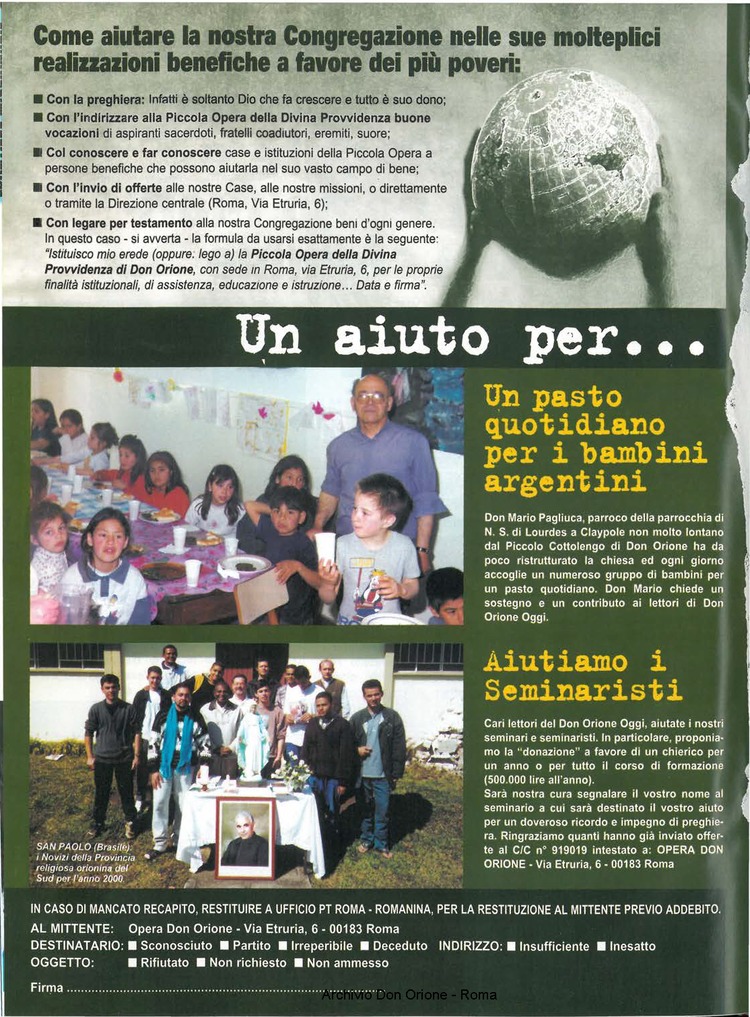 Don Orione oggi, 2000, 10, pagina 32