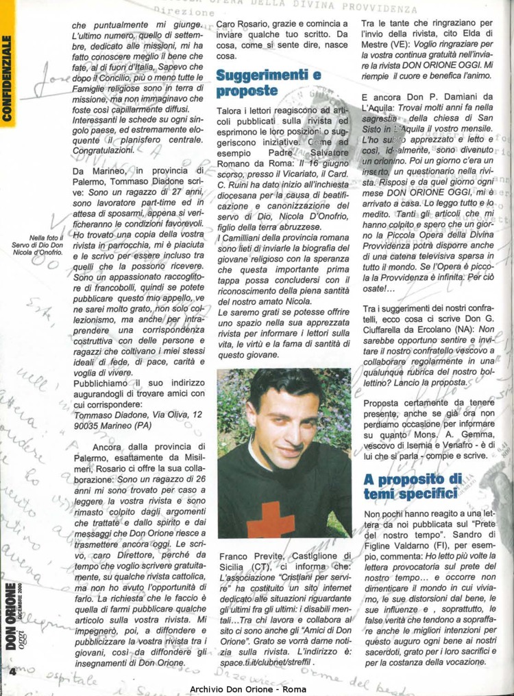 Don Orione oggi, 2000, 11, pagina 4