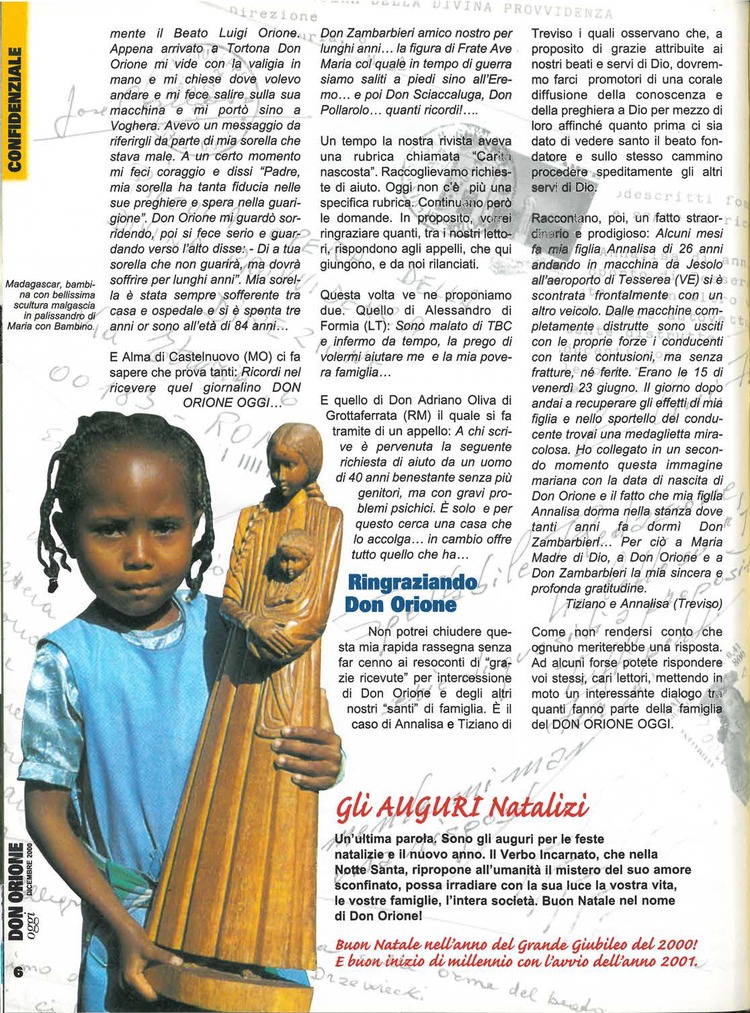 Don Orione oggi, 2000, 11, pagina 6