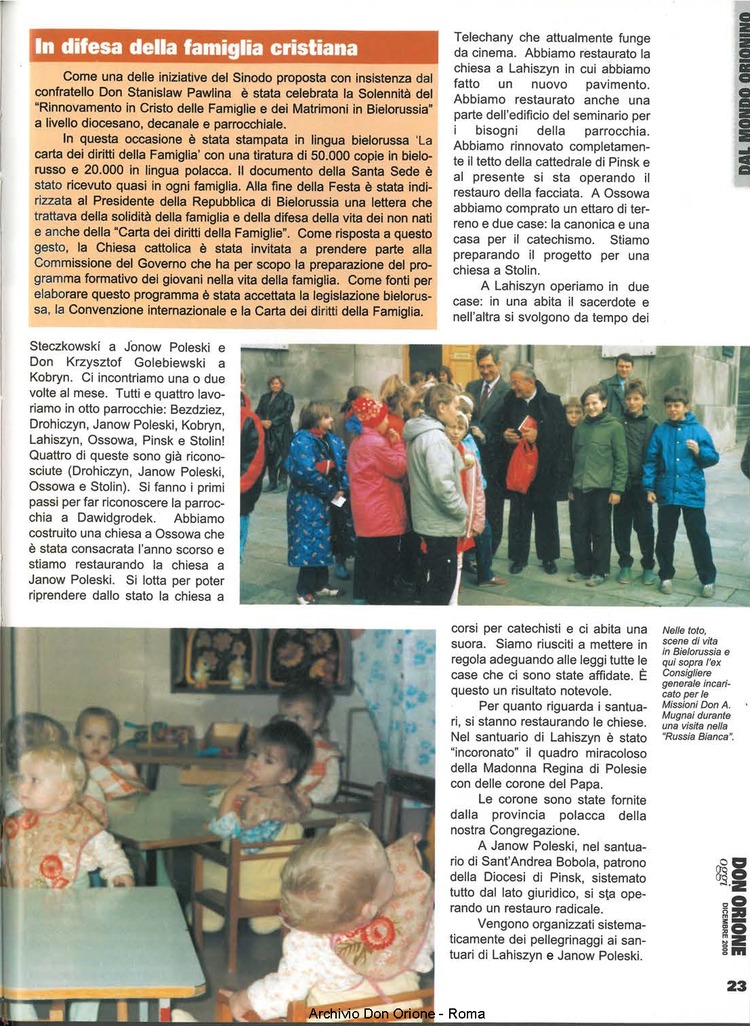 Don Orione oggi, 2000, 11, pagina 23