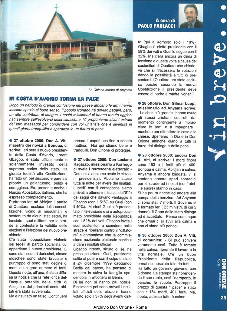 Don Orione oggi, 2000, 11, pagina 25