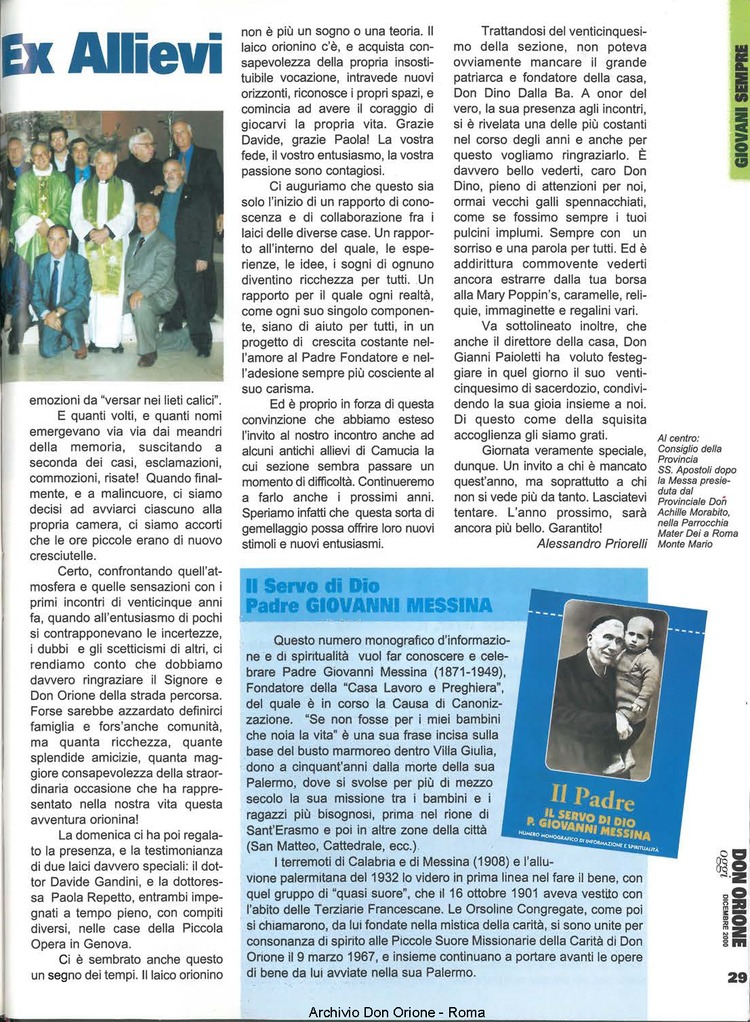 Don Orione oggi, 2000, 11, pagina 29
