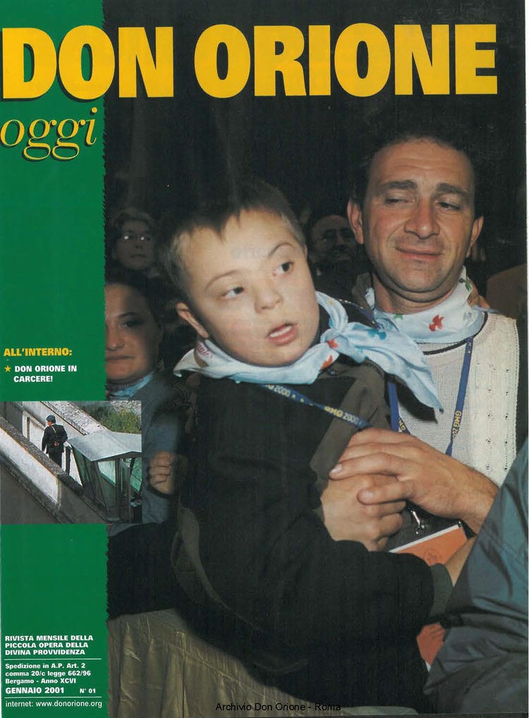 Don Orione oggi, 2001, 01, pagina 1