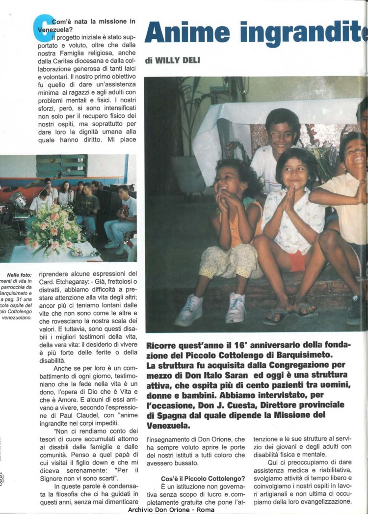 Don Orione oggi, 2001, 01, pagina 30