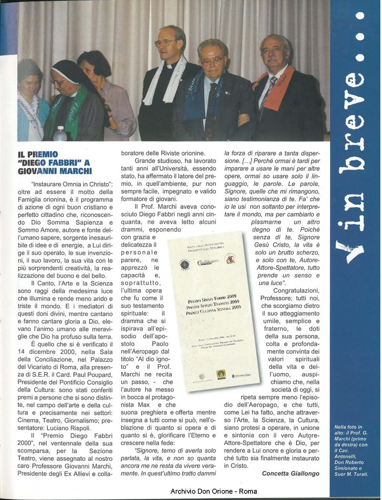 Don Orione oggi, 2001, 02, pagina 25