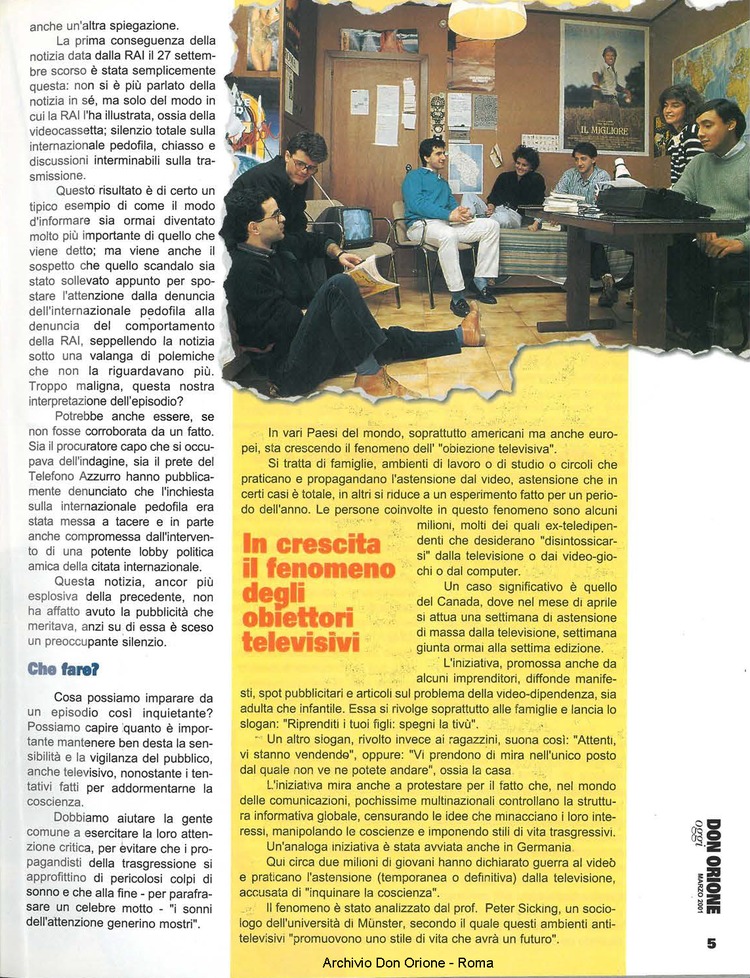Don Orione oggi, 2001, 03, pagina 5