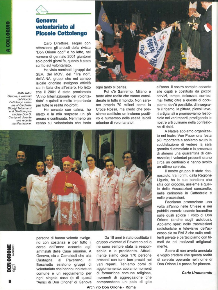 Don Orione oggi, 2001, 03, pagina 8