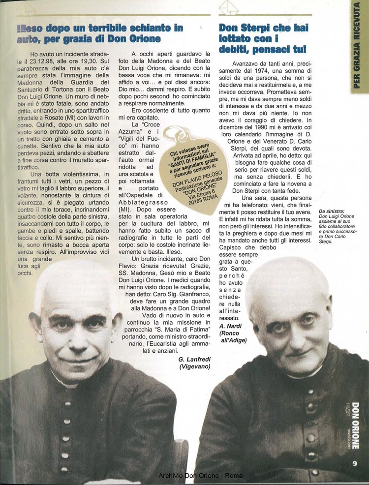 Don Orione oggi, 2001, 03, pagina 9