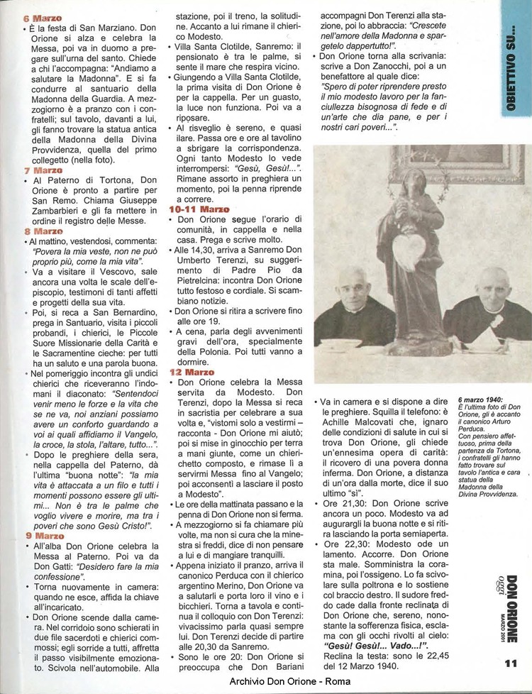 Don Orione oggi, 2001, 03, pagina 11