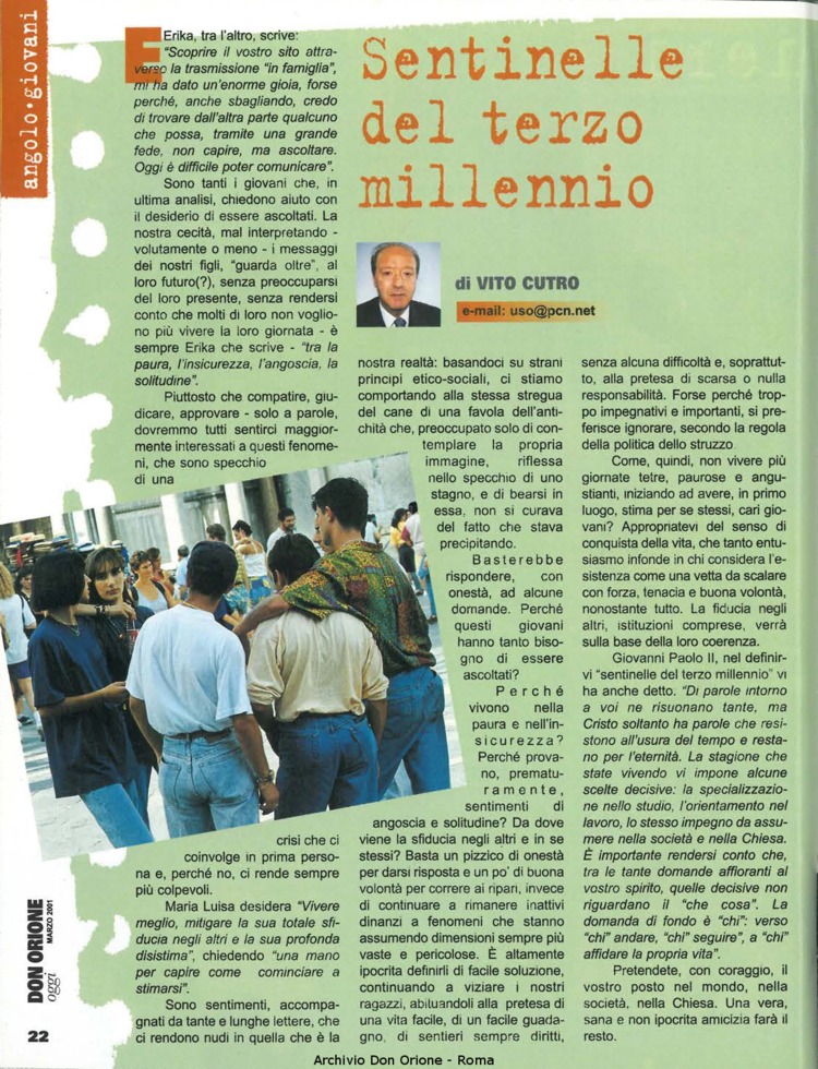 Don Orione oggi, 2001, 03, pagina 22