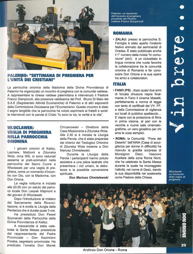 Don Orione oggi, 2001, 03, pagina 25