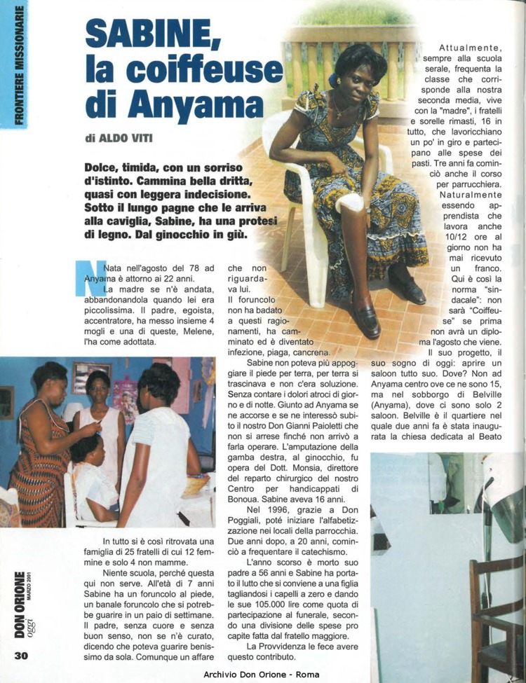 Don Orione oggi, 2001, 03, pagina 30