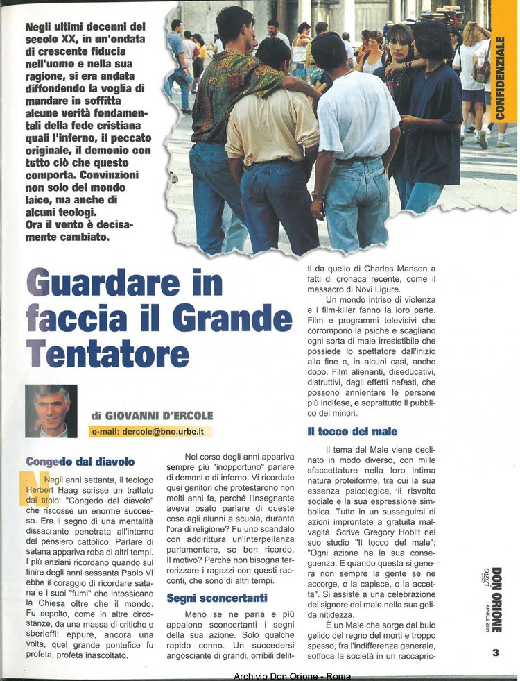 Don Orione oggi, 2001, 04, pagina 3