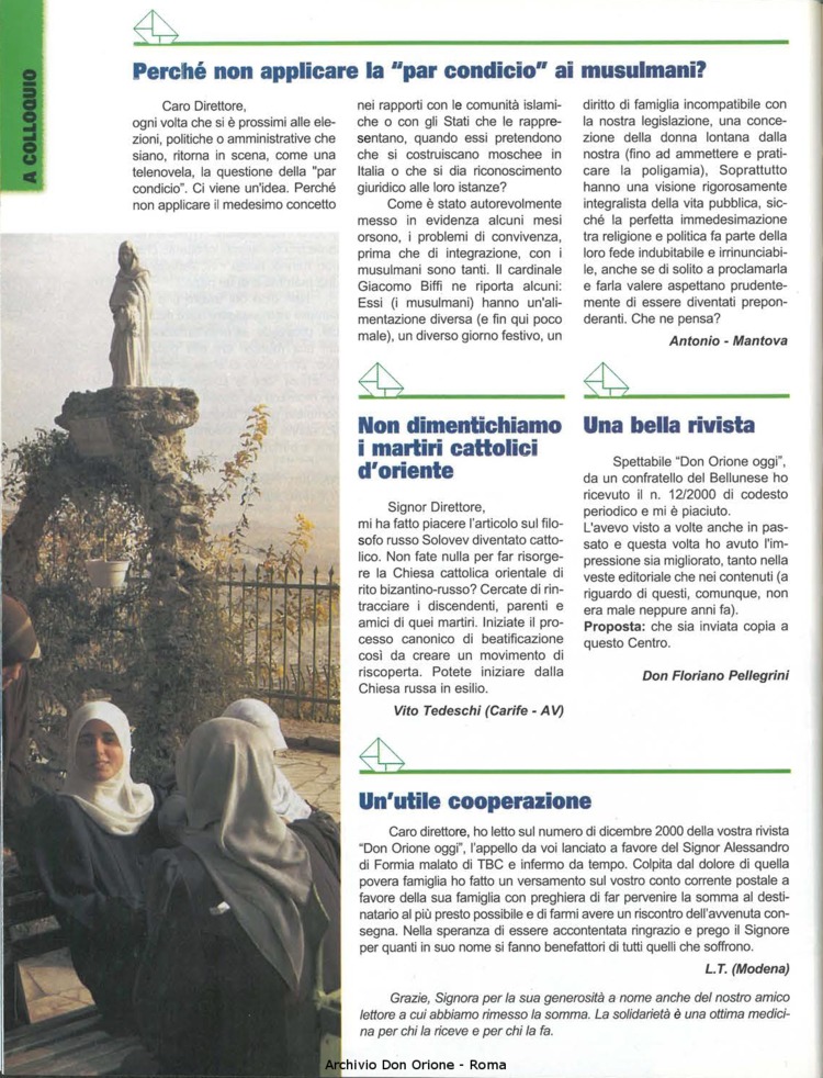Don Orione oggi, 2001, 04, pagina 6