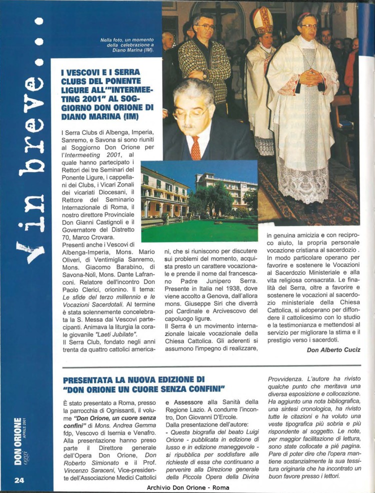 Don Orione oggi, 2001, 04, pagina 24