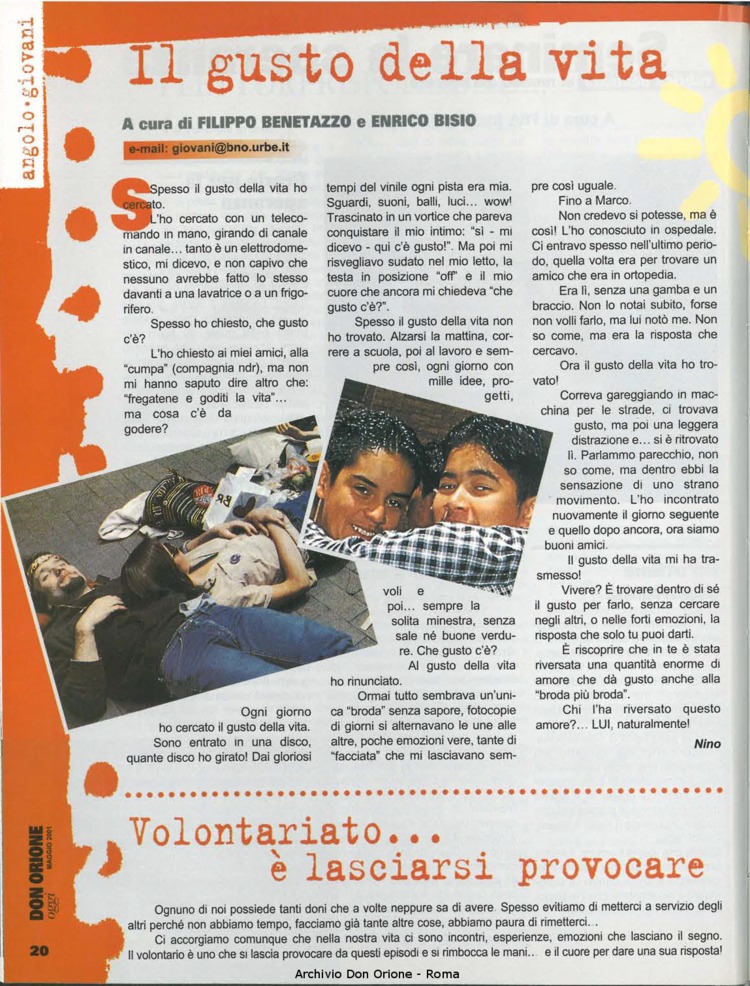 Don Orione oggi, 2001, 05, pagina 20