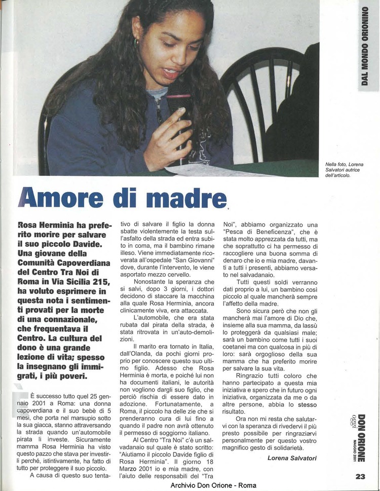 Don Orione oggi, 2001, 05, pagina 23
