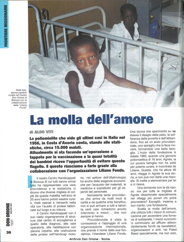 Don Orione oggi, 2001, 05, pagina 30