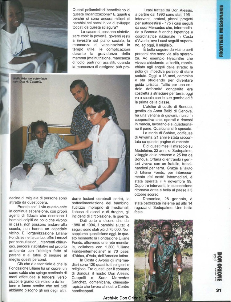 Don Orione oggi, 2001, 05, pagina 31
