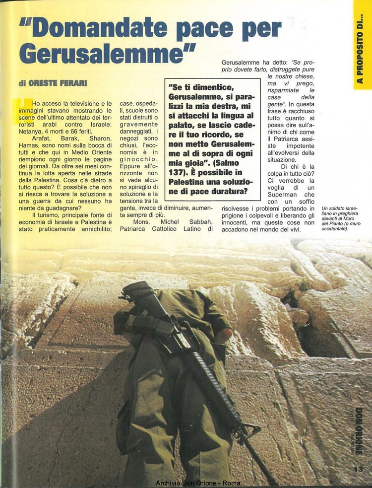 Don Orione oggi, 2001, 06, pagina 13