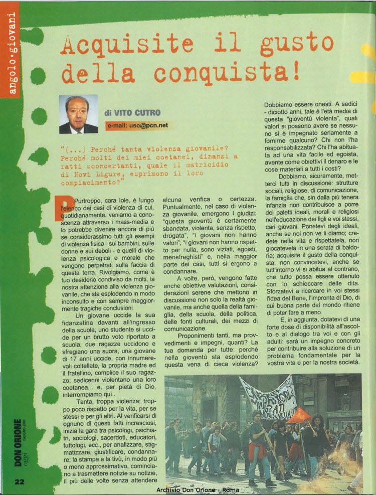 Don Orione oggi, 2001, 06, pagina 22