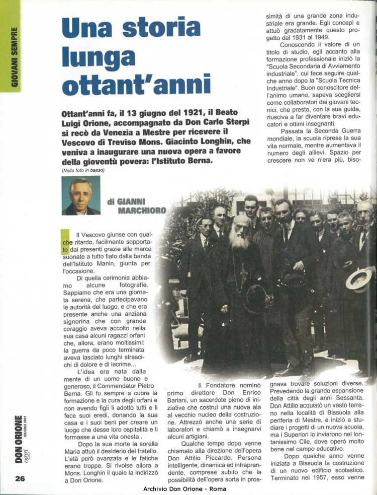 Don Orione oggi, 2001, 06, pagina 26