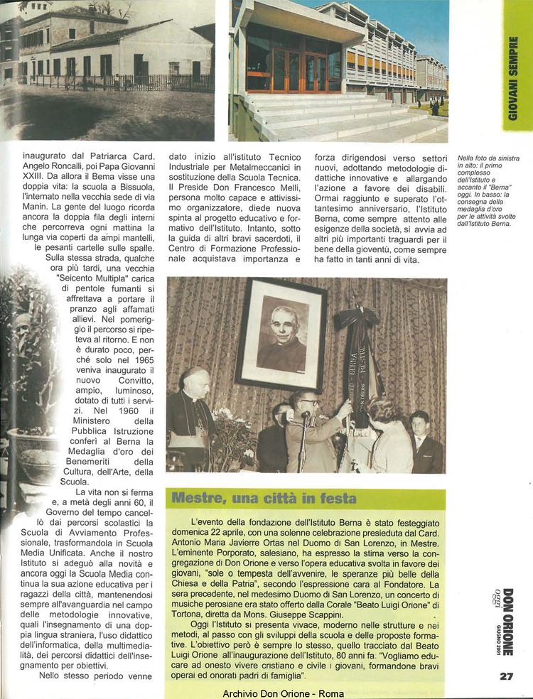 Don Orione oggi, 2001, 06, pagina 27