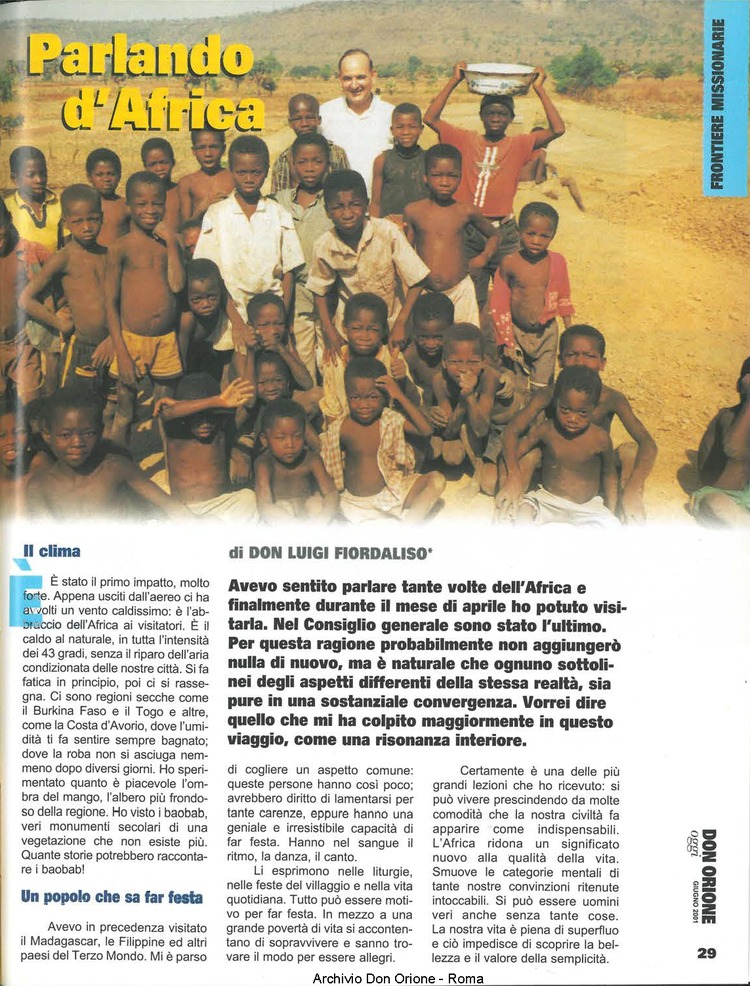 Don Orione oggi, 2001, 06, pagina 29